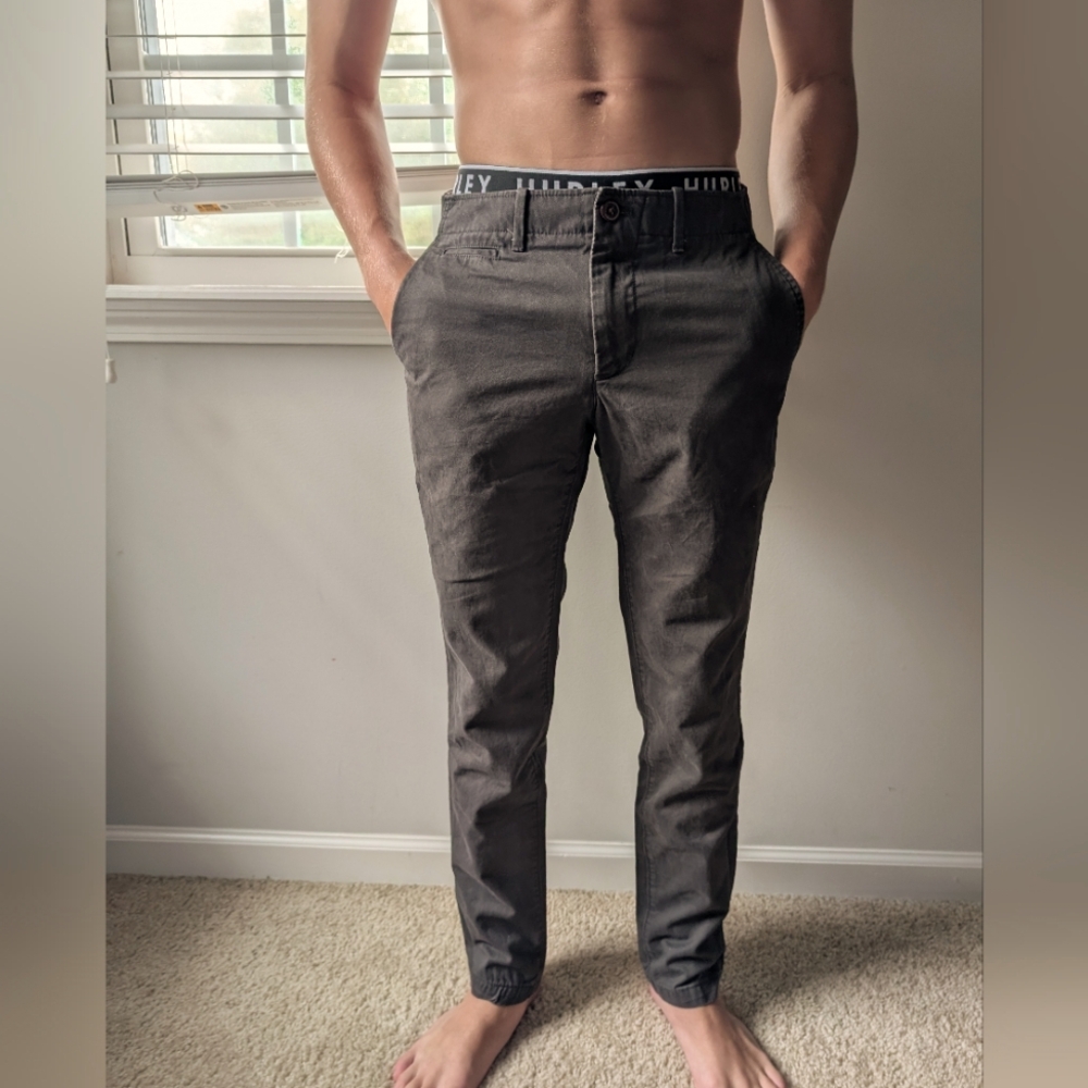GAP Men's Brown Lived In Skinny Chino Pants